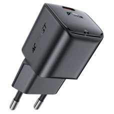 Сетевое зарядное устройство ACEFAST A73 mini PD20W GaN USB-C charger Black