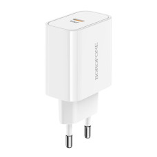 Сетевое зарядное устройство BOROFONE BA57A Easy Speed single port PD20W charger White