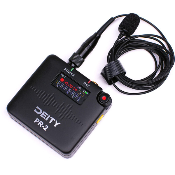 Аудио рекордер Deity Microphones PR-2 32-Bit Float Pocket Audio Recorder with Lavalier Mic (DTR0297D72)