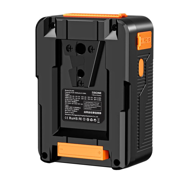 Акумулятор ZGCINE X50 (52Wh/14.8V) V-Mount Battery USB-C PD in/out 45W Fast Charging (ZG-X50)