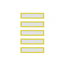 Рамки заголовков магнитные A5/A4 желтые Magnetofix Frame TOPSIGN Yellow Set (1131702)