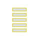 Рамки заголовків магнітні A5/A4 жовті Magnetofix Frame TOPSIGN Yellow Set (1131702)