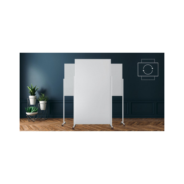 Доска магнитно-маркерная мобильная 1000x1800, каркас белый Magnetoplan Design-Whiteboard Vario Mobile WhiteEdition (1181100)