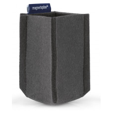 Держатель маркеров магнитный малый из PET-войлока серый Magnetoplan magnetoTray SMALL Gray (1227601)