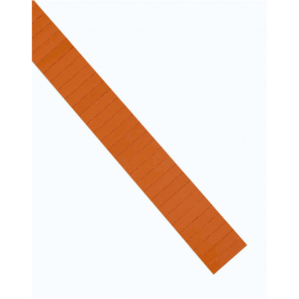 Карточки этикеточные 40x10 оранжевые Magnetoplan Ferrocard Labels Orange Set (1284144)