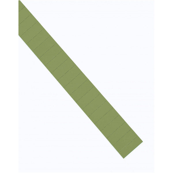 Карточки этикеточные 40x15 оливкового цвета Magnetoplan Ferrocard Labels Olive Set (1286109)