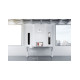 Доска стеклянная магнитно-маркерная 100x600 черная Magnetoplan Glassboard-Black (13400012)