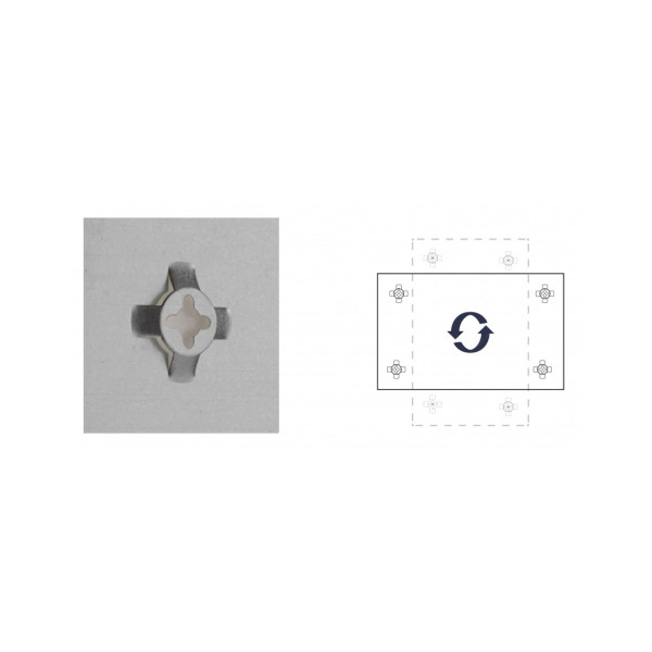 Скляна магнітно-маркерна дошка 800x600 біла Magnetoplan Glassboard-White (13403000)