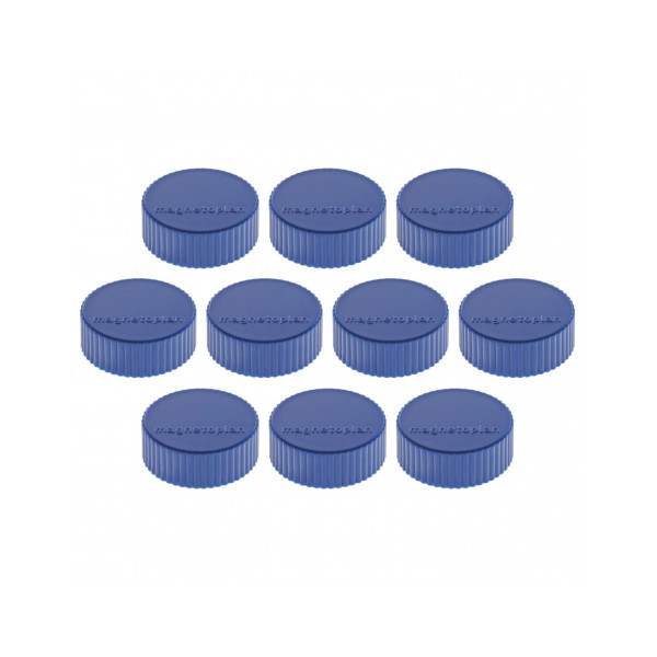 Магниты круглые 34/2 синие Magnetoplan Discofix Magnum Dark-Blue Set (1660014)