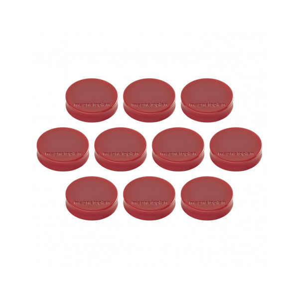 Магниты эргономичные средние 30/0.7 красные Magnetoplan Ergo Medium Red Set (1664006)
