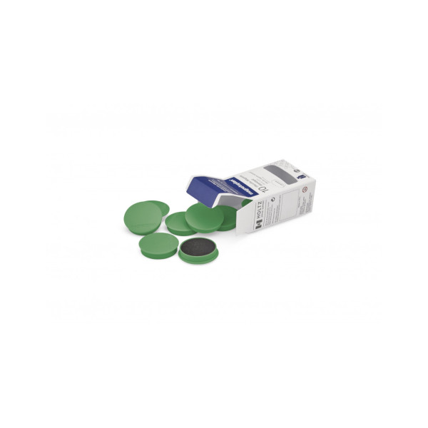 Магниты круглые 30/0.7 зеленые Magnetoplan Discofix Standard Green Set (1664205)