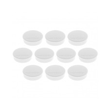 Магниты круглые 24/0.3 белые Magnetoplan Discofix Hobby White Set (1664500)