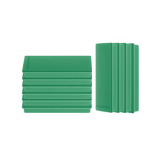 Магниты прямоугольные 55x22/1.3 зеленые Magnetoplan Rechteck Green Set (1665105)