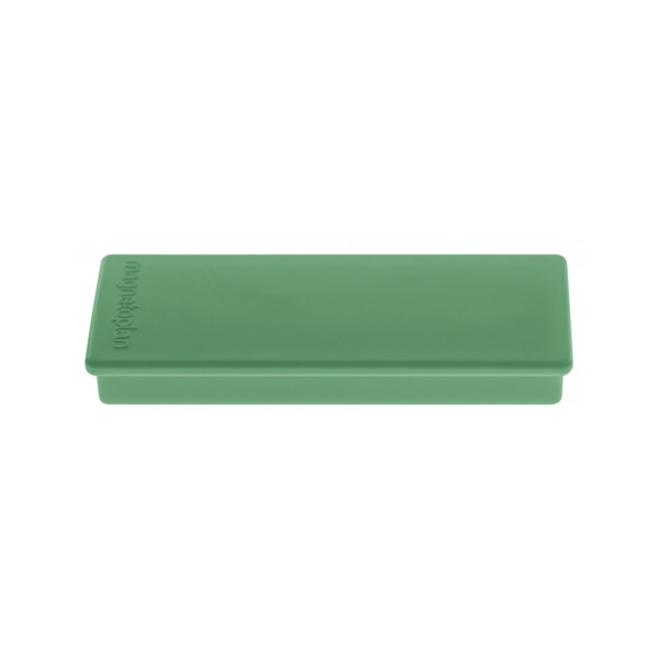 Магниты прямоугольные 55x22/1.3 зеленые Magnetoplan Rechteck Green Set (1665105)