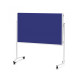 Доска модерационная мобильная складная 1200x1500 синяя Magnetoplan Seminarboard Mobile Folding Felt-Blue (2111303)