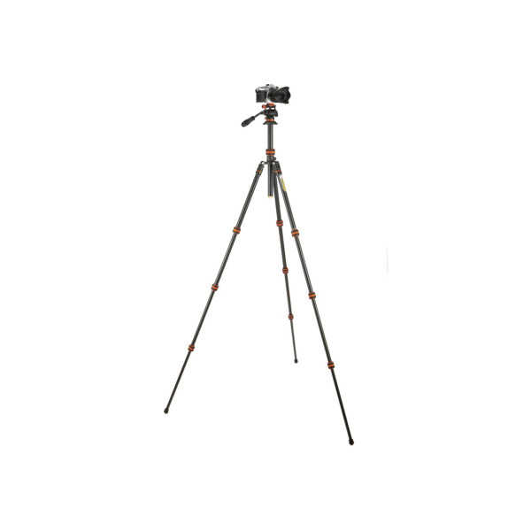 Штатив 3 LEGGED THING Punks Travis 2.0 Black Copper Алюминиевый, 4 секции, Видео голова AirHed Trinity и чехол в комплекте ( TRAVISVIDEOLAVA2.0 )