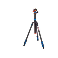 Штатив 3 LEGGED THING Punks Billy 2.0 Black Blue Карбоновый, 4 секции, шаровая голова AirHed Neo 2.0 Blue и чехол в комплекте ( BILLYBLUE2.0 )