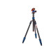 Штатив 3 LEGGED THING Punks Billy 2.0 Black Blue Карбоновый, 4 секции, шаровая голова AirHed Neo 2.0 Blue и чехол в комплекте ( BILLYBLUE2.0 )