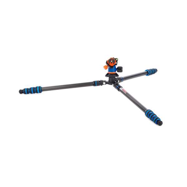 Штатив 3 LEGGED THING Punks Billy 2.0 Black Blue Карбоновый, 4 секции, шаровая голова AirHed Neo 2.0 Blue и чехол в комплекте ( BILLYBLUE2.0 )