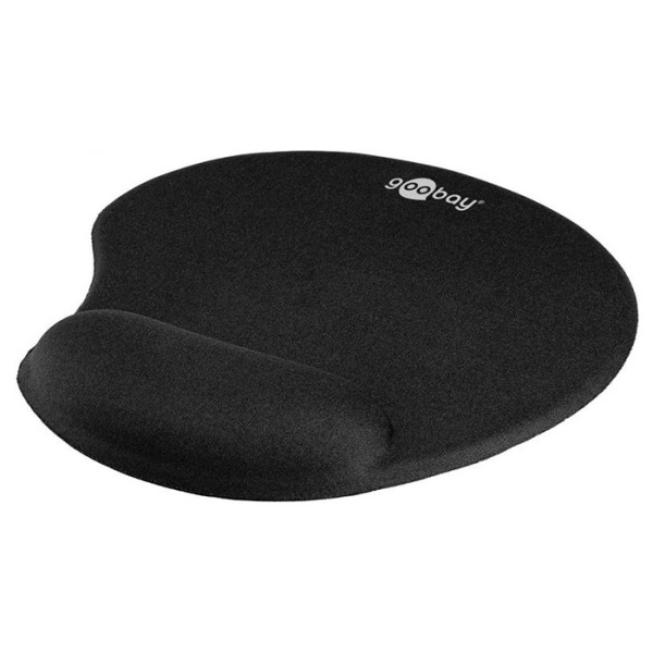 Ергономічний килимок для миші Goobay Ergonomic Mousepad Black (77604)