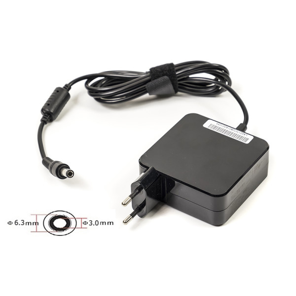Блок питания для ноутбуков PowerPlant TOSHIBA 220V, 19V 60W 3.16A (6.3*3.0) wall mount