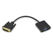Кабель-переходник PowerPlant DVI-D Dual Link (M) - VGA (F) 0.15 м