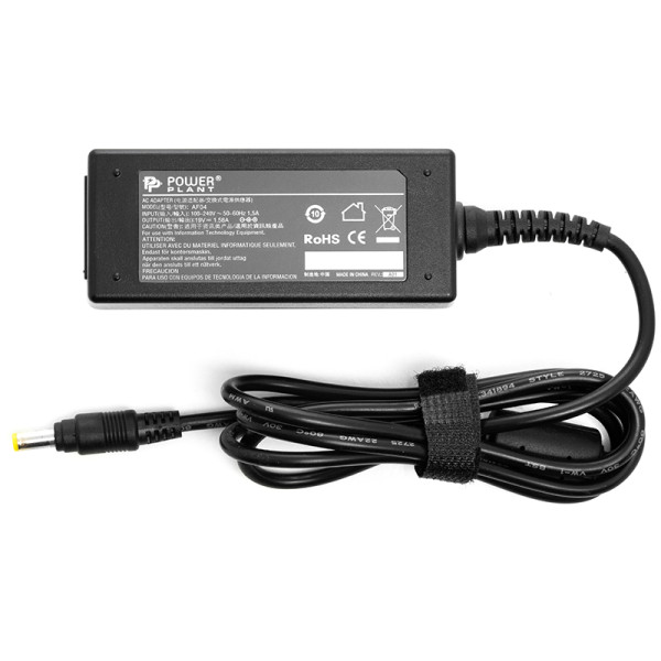 Блок живлення для ноутбуків PowerPlant HP 220V, 19V 30W 1,58A (4,8*1,7)