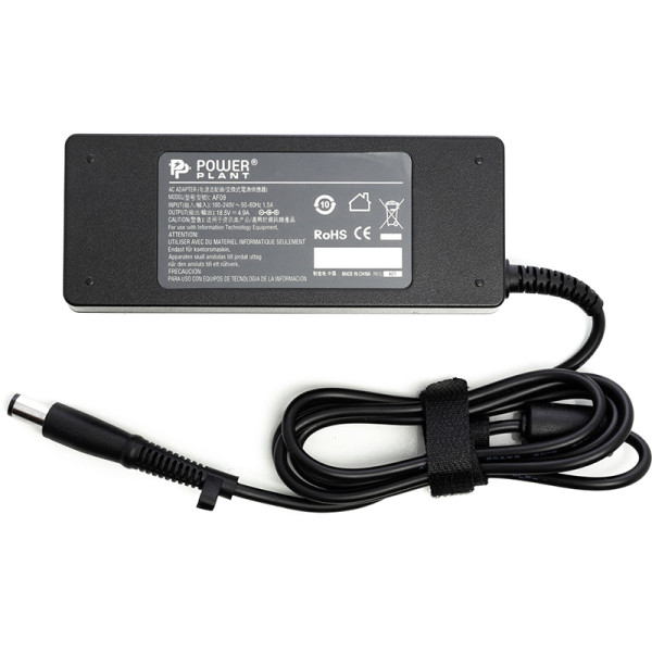 Блок питания для ноутбуков PowerPlant HP 220V, 18.5V 90W 4.9A (7.4*5.0)