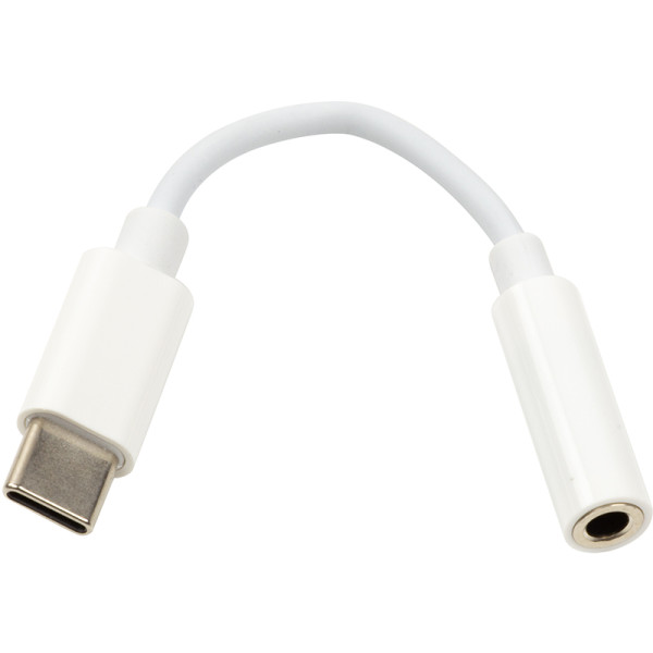 Переходник PowerPlant USB Type-C (M) - AUX 3.5 мм (F), 0.2 м
