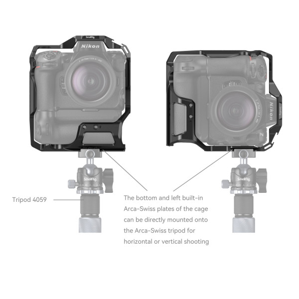 Клетка SmallRig для Nikon Z 8 с аккумуляторной батареей MB-N12 3982