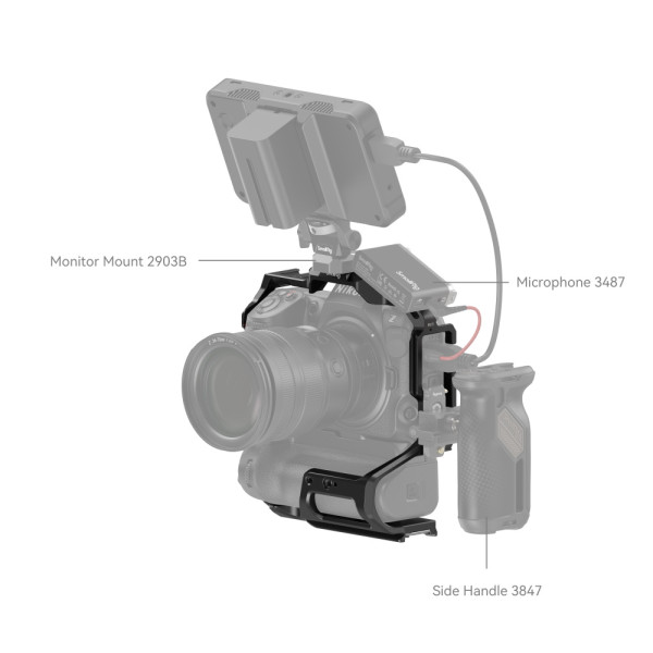Клетка SmallRig для Nikon Z 8 с аккумуляторной батареей MB-N12 3982