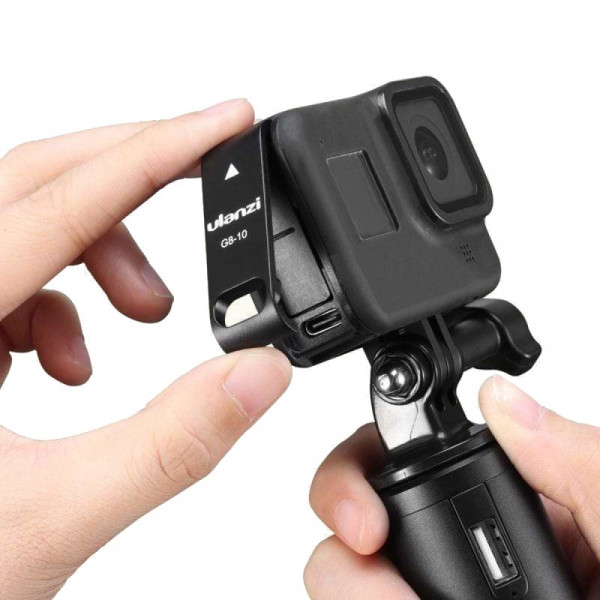 Кришка відсіку акумулятора GoPro 8 з отвором для зарядки Ulanzi G8-10