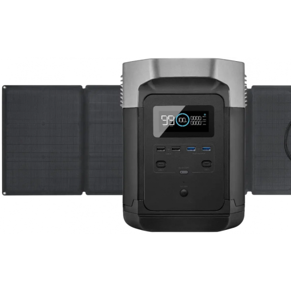 Набір EcoFlow DELTA + три 110-ватні сонячні панелі
