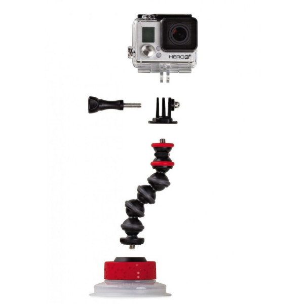 Держатель на присоске Joby для GoPro или другой спортивной видеокамеры.