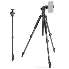 Штатив-монопод 2в1 алюминиевый для телефона и камеры 57-164см Beike QZSD Q518