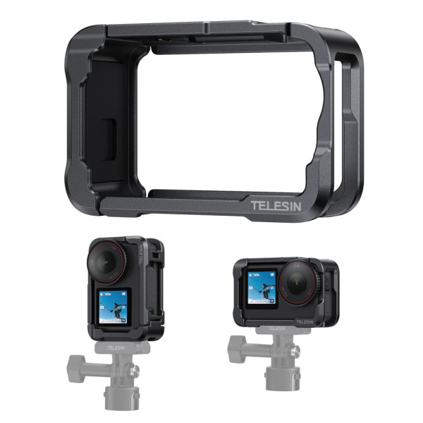 Рамка DJI Action 6 алюминиевая защитная Telesin S6-FMS-35-TDJ
