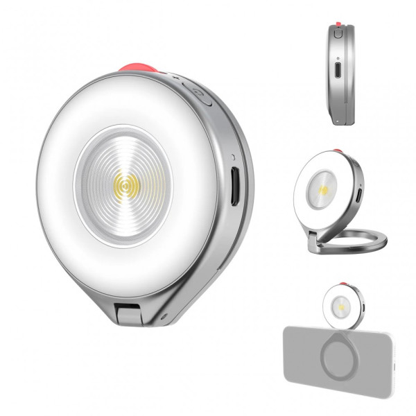 Мини-свет для телефона магнитный MagSafe 2500-6500К Telesin P5-BGD-17SR