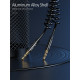Аудио-кабель Usams US-SJ256 Spring Audio Cable 1.2m Black