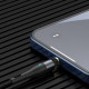 Кабель Baseus Zinc Magnetic Safe Fast Charging Data Cable USB до IP 2,4 А 1 м сірий+чорний
