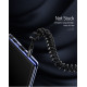 Аудио-кабель Usams US-SJ256 Spring Audio Cable 1.2m Black