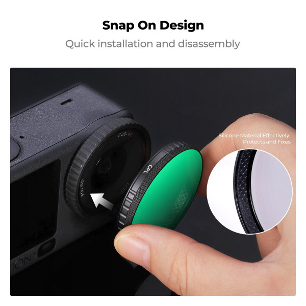 Поляризационный светофильтр K&F Concept CPL для DJI Osmo Action 6 (KF12.0054)