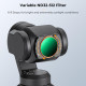 Переменный ND-фильтр K&F Concept VND32–512 (5–9 стопов) для DJI Osmo Pocket 3 — магнитный, 28-слойное нано-покрытие, HD-оптика (KF01.2545)