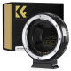 Автофокусный адаптер K&F Concept Canon EF на EOS M (EF EF-S на EOS-M) для EOS M3 M5 M6 M10 M50 M100 M200 (KF06.519)