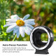 Автофокусный адаптер K&F Concept Canon EF на EOS M (EF EF-S на EOS-M) для EOS M3 M5 M6 M10 M50 M100 M200 (KF06.519)