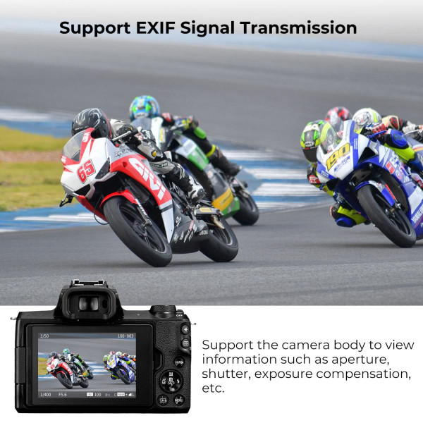 Автофокусный адаптер K&F Concept Canon EF на EOS M (EF EF-S на EOS-M) для EOS M3 M5 M6 M10 M50 M100 M200 (KF06.519)