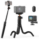 Гнучкий штатив K&F Concept Phone Tripod, 24" з пультом, міні-штатив до 2 кг (KF09.152)