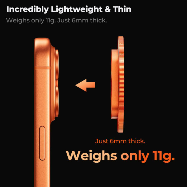 Змінний ND-фільтр K&F Concept FNA01 ND2–32 для iPhone 17 Pro/17 Pro Max із швидкознімним кріпленням та 28-шаровим покриттям (KF15.0049)