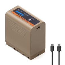 Аккумулятор KF Concept NP-F970 емкостью 10500 мАч с двусторонней быстрой зарядкой PD 20 Вт (KF28.0036)