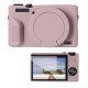 Силіконовий захисний чохол K&F Concept для Canon G7 X Mark III — із захисним склом для екрана, протиударний, фіолетовий (KF31.231)