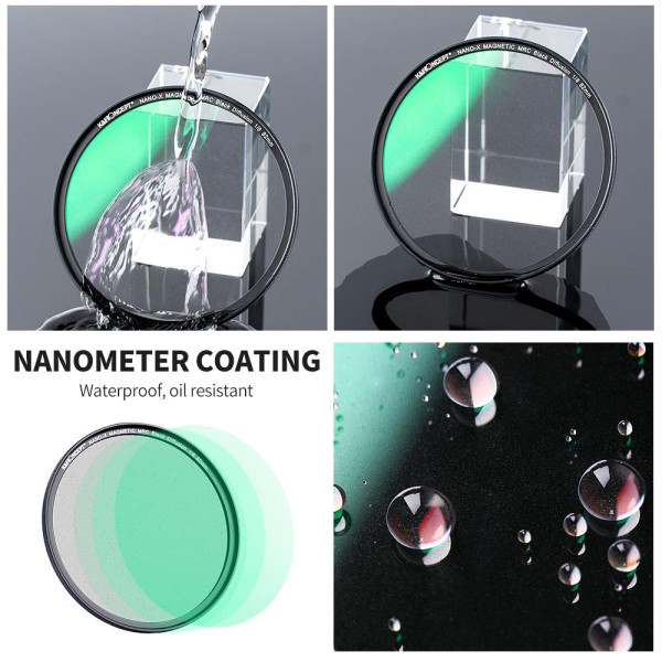 Світлофільтр магнітний K&F Concept 52 мм, NANO-X-1/8 Black Mist (SKU.1835)